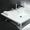 Fauceture KVPB31227W81 Dreyfuss 31" Console Sink W/SS Leg (8", 3 Hole), Wht/Chrome KVPB31227W81 - alternate 5